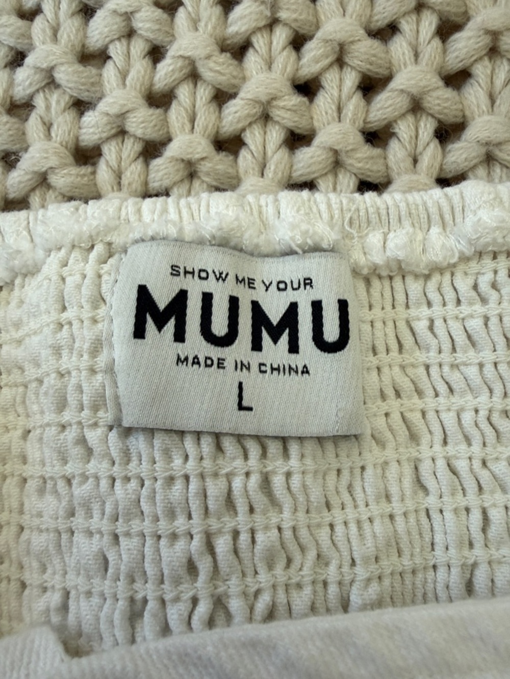 Show Me Your MuMu White Belted Denim Romper - Picture 2 of 4